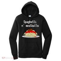 Spaghetti And Meatballs Spaghetti And Meatballs Cool Gift Women's Hoodie thumb 0