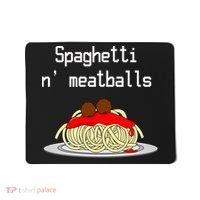 Spaghetti And Meatballs Spaghetti And Meatballs Cool Gift Mousepad thumb 0