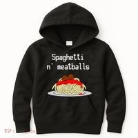 Spaghetti And Meatballs Spaghetti And Meatballs Cool Gift Kids Hoodie thumb 0