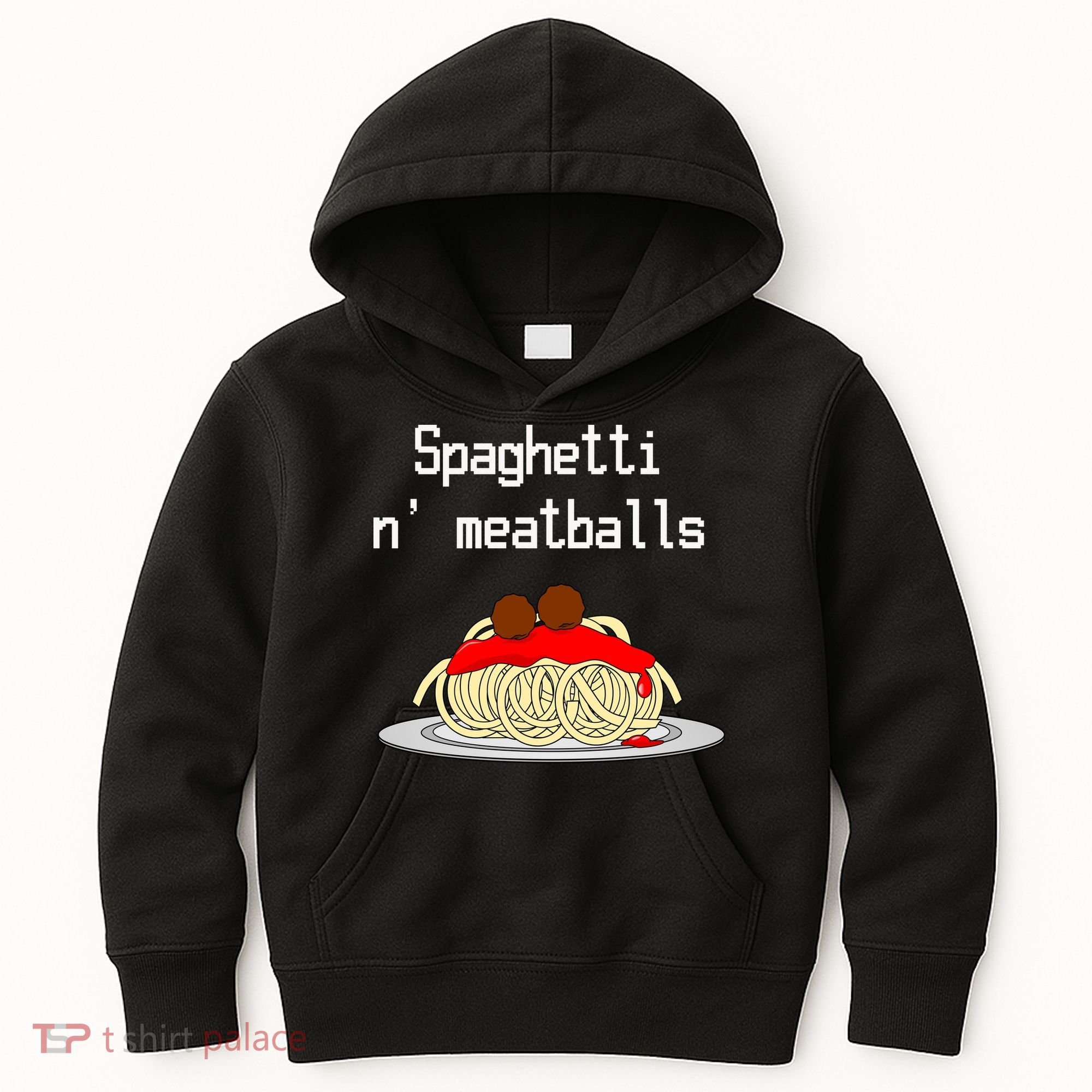 Spaghetti And Meatballs Spaghetti And Meatballs Cool Gift Kids Hoodie