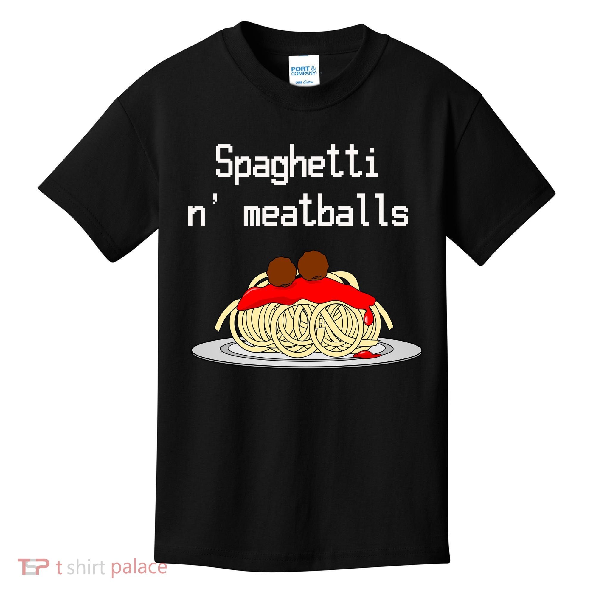 Spaghetti And Meatballs Spaghetti And Meatballs Cool Gift Kids T-Shirt