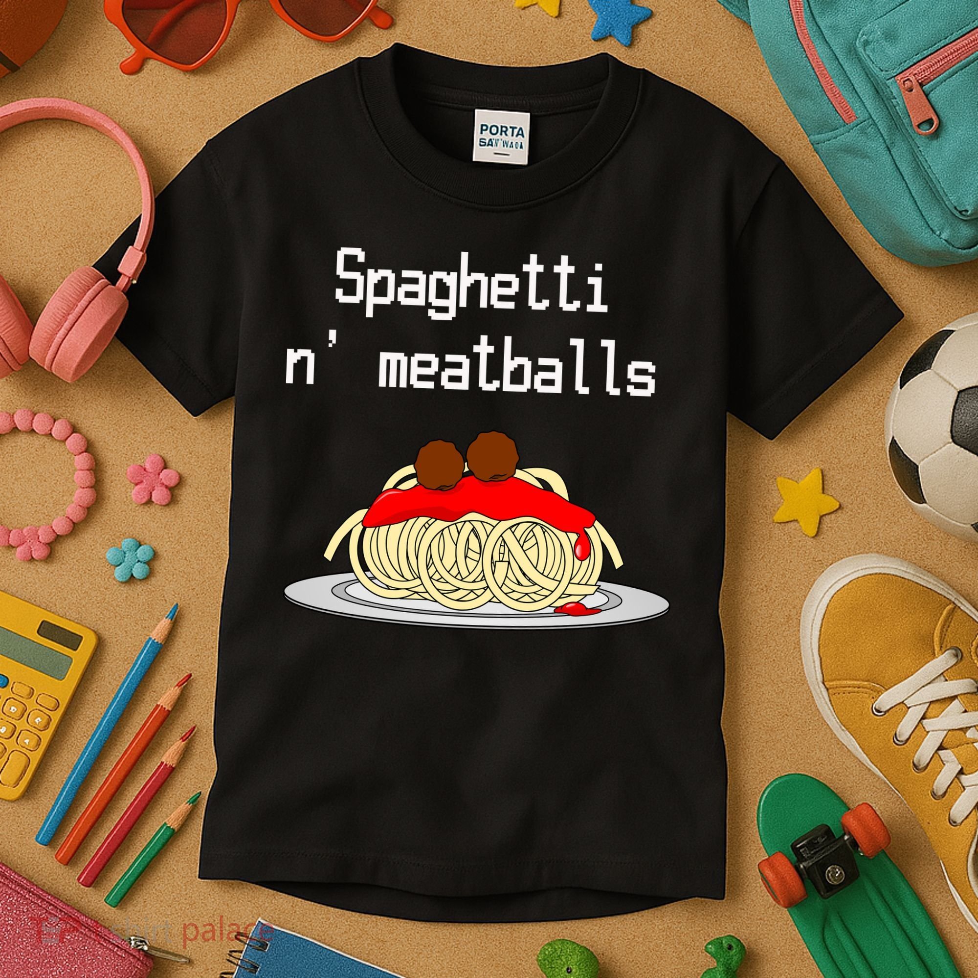 Spaghetti And Meatballs Spaghetti And Meatballs Cool Gift Kids T-Shirt