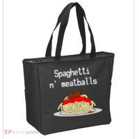 Spaghetti And Meatballs Spaghetti And Meatballs Cool Gift Tote Bag thumb 2