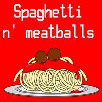 Spaghetti And Meatballs Spaghetti And Meatballs Cool Gift Santa Hat thumb 1