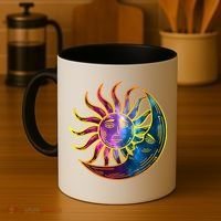 Sun And Moon Mystical Classic Coffee Mug thumb 4