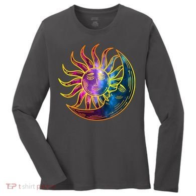 Sun And Moon Mystical Classic Women's Long Sleeve Shirt