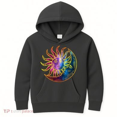 Sun And Moon Mystical Classic Kids Hoodie