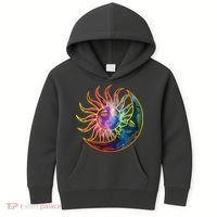Sun And Moon Mystical Classic Kids Hoodie thumb 0