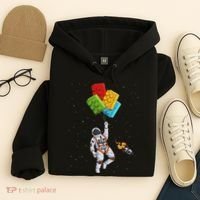 Space Astronaut Master Builder Funny Building Blocks Bricks Hoodie thumb 4