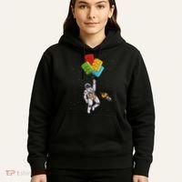 Space Astronaut Master Builder Funny Building Blocks Bricks Hoodie thumb 5