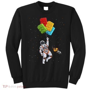 Space Astronaut Master Builder Funny Building Blocks Bricks Sweatshirt
