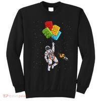 Space Astronaut Master Builder Funny Building Blocks Bricks Sweatshirt thumb 0