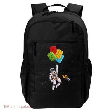 Space Astronaut Master Builder Funny Building Blocks Bricks Backpack