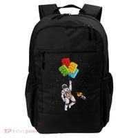 Space Astronaut Master Builder Funny Building Blocks Bricks Backpack thumb 0