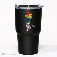 Space Astronaut Master Builder Funny Building Blocks Bricks Tumbler thumb 0