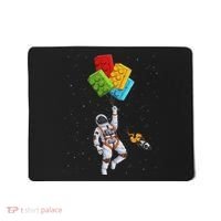 Space Astronaut Master Builder Funny Building Blocks Bricks Mousepad thumb 0