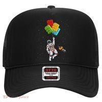 Space Astronaut Master Builder Funny Building Blocks Bricks Hat thumb 0