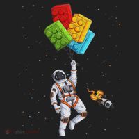 Space Astronaut Master Builder Funny Building Blocks Bricks Hat thumb 2
