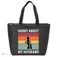Sorry About My Husband Funny Wife Humor Tote Bag thumb 0