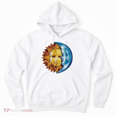 Sun And Moon Mosaic Astrology Hoodie