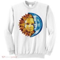 Sun And Moon Mosaic Astrology Sweatshirt thumb 0