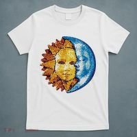 Sun And Moon Mosaic Astrology T-Shirt thumb 5