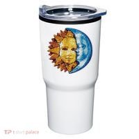 Sun And Moon Mosaic Astrology Tumbler thumb 0