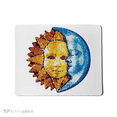Sun And Moon Mosaic Astrology Mousepad