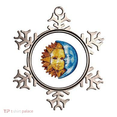 Sun And Moon Mosaic Astrology Ornament