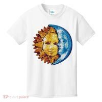 Sun And Moon Mosaic Astrology Kids T-Shirt thumb 0