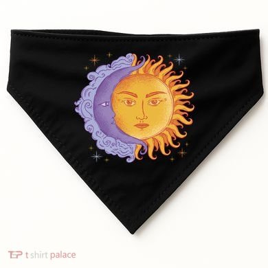 Sun And Moon Sky USA-Made Doggie Bandana