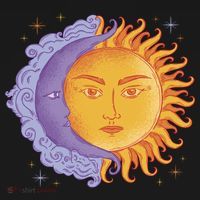 Sun And Moon Sky T-Shirt thumb 7