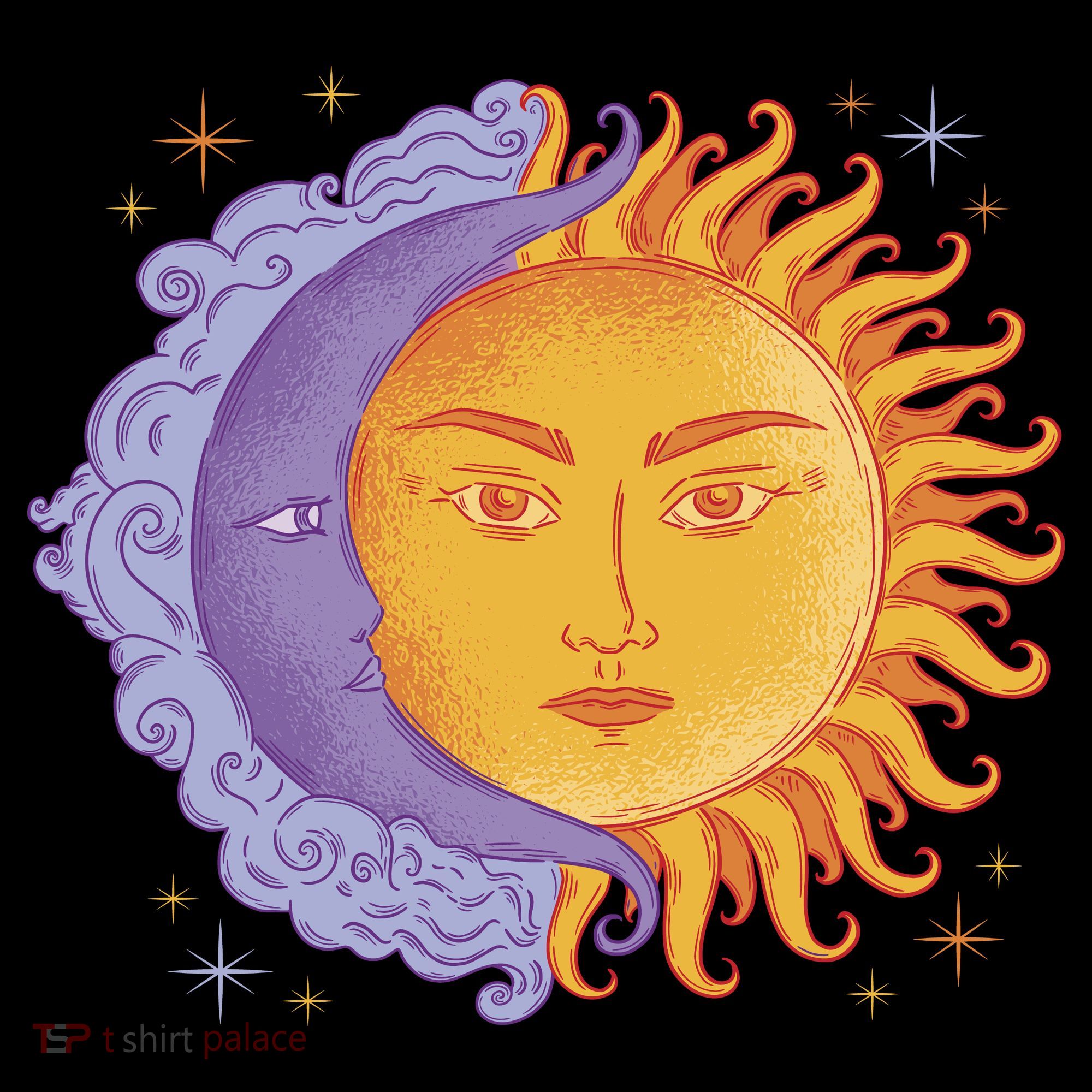 Sun And Moon Sky Bucket Hat