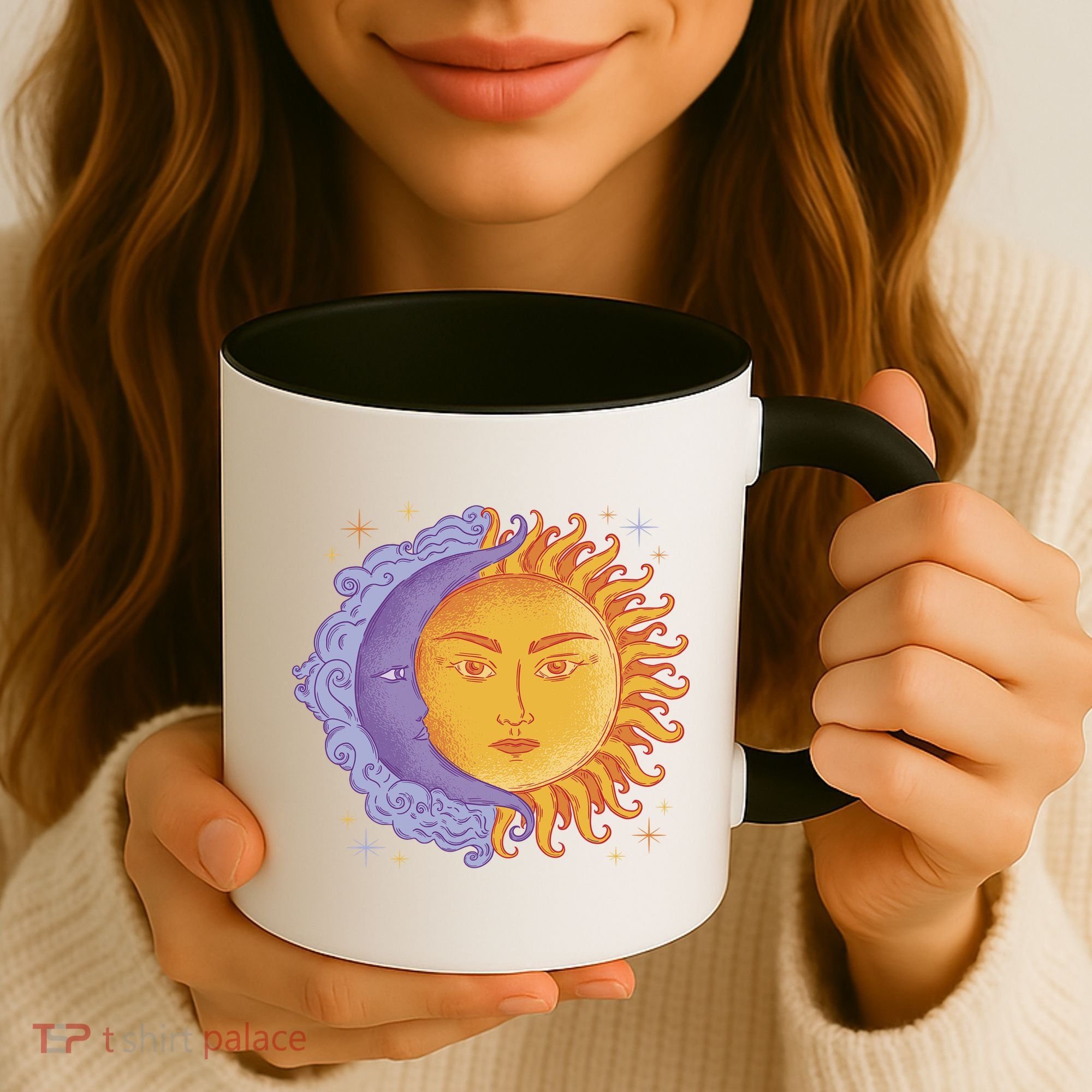 Sun And Moon Sky Coffee Mug