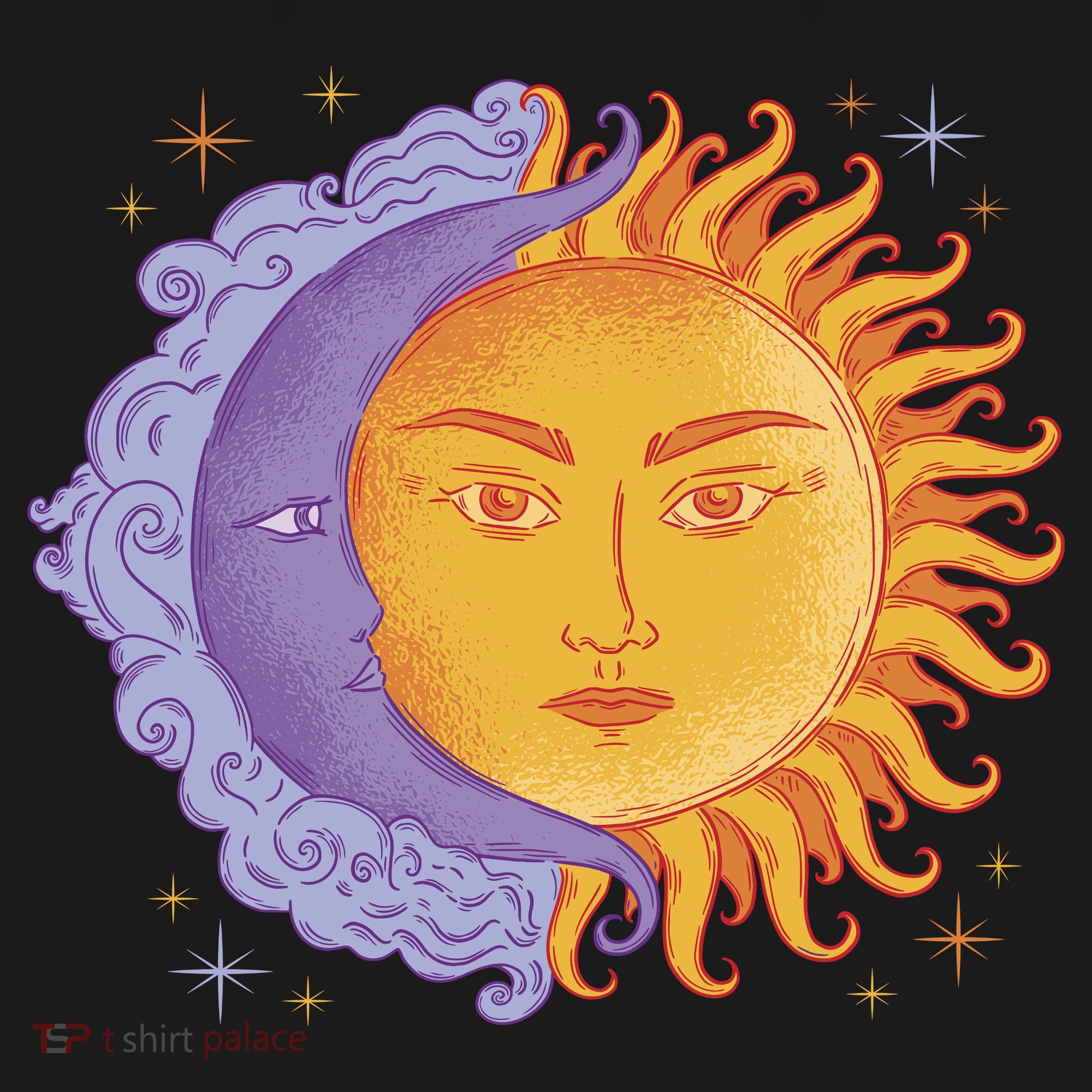 Sun And Moon Sky Polo