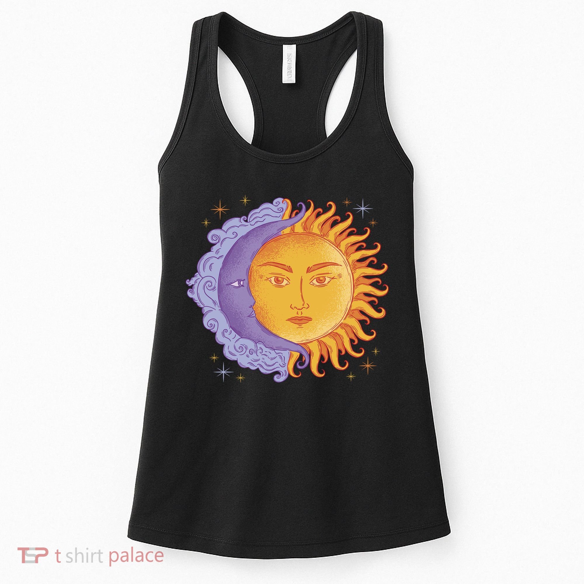 Sun And Moon Sky Women's Tank Top