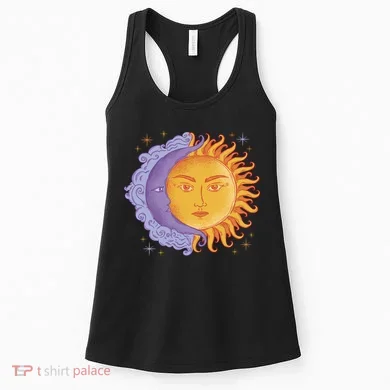 Sun And Moon Sky Women's Tank Top