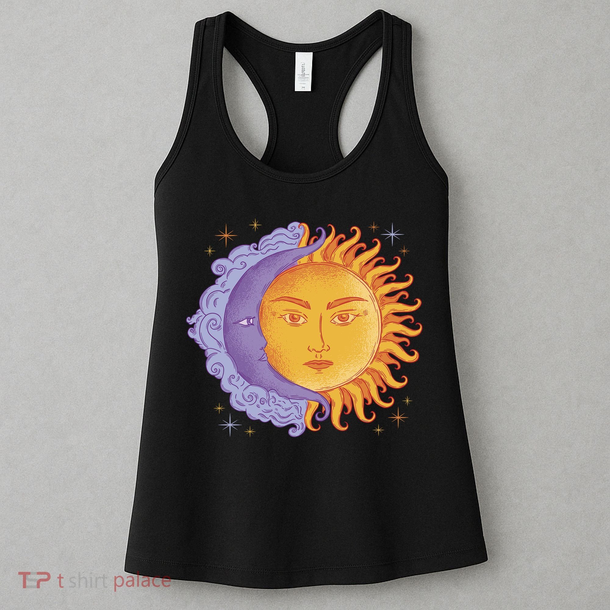 Sun And Moon Sky Women's Tank Top