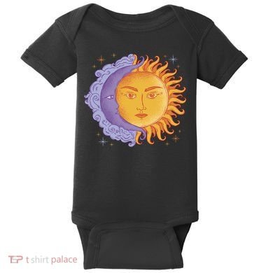 Sun And Moon Sky Baby Bodysuit