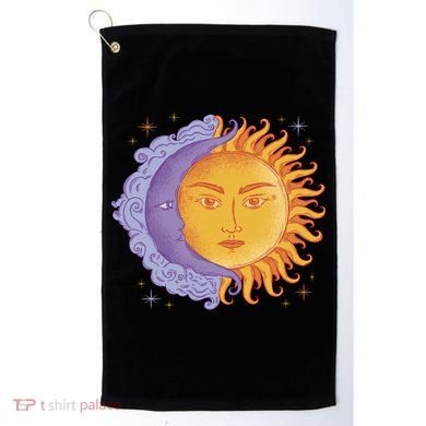 Sun And Moon Sky Golf Towel