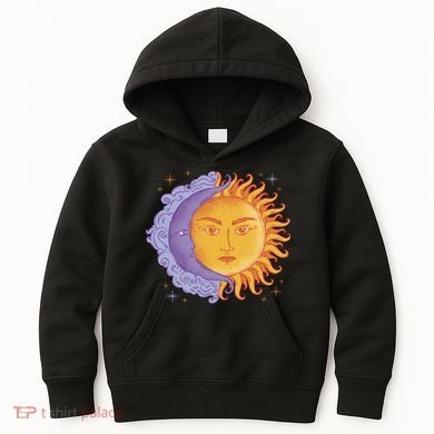 Sun And Moon Sky Kids Hoodie