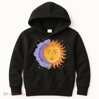 Sun And Moon Sky Kids Hoodie