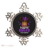 Supportsquad Afro Messy Bun Leopard Lupus Awareness Meaningful Gift Ornament thumb 0