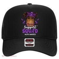 Supportsquad Afro Messy Bun Leopard Lupus Awareness Meaningful Gift Hat thumb 0