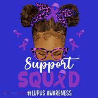 Supportsquad Afro Messy Bun Leopard Lupus Awareness Meaningful Gift Tank Top thumb 6