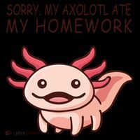 School Axolotl My Axolotl Ate My Homework Cute Axolotl Coffee Mug thumb 5