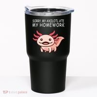 School Axolotl My Axolotl Ate My Homework Cute Axolotl Tumbler thumb 0