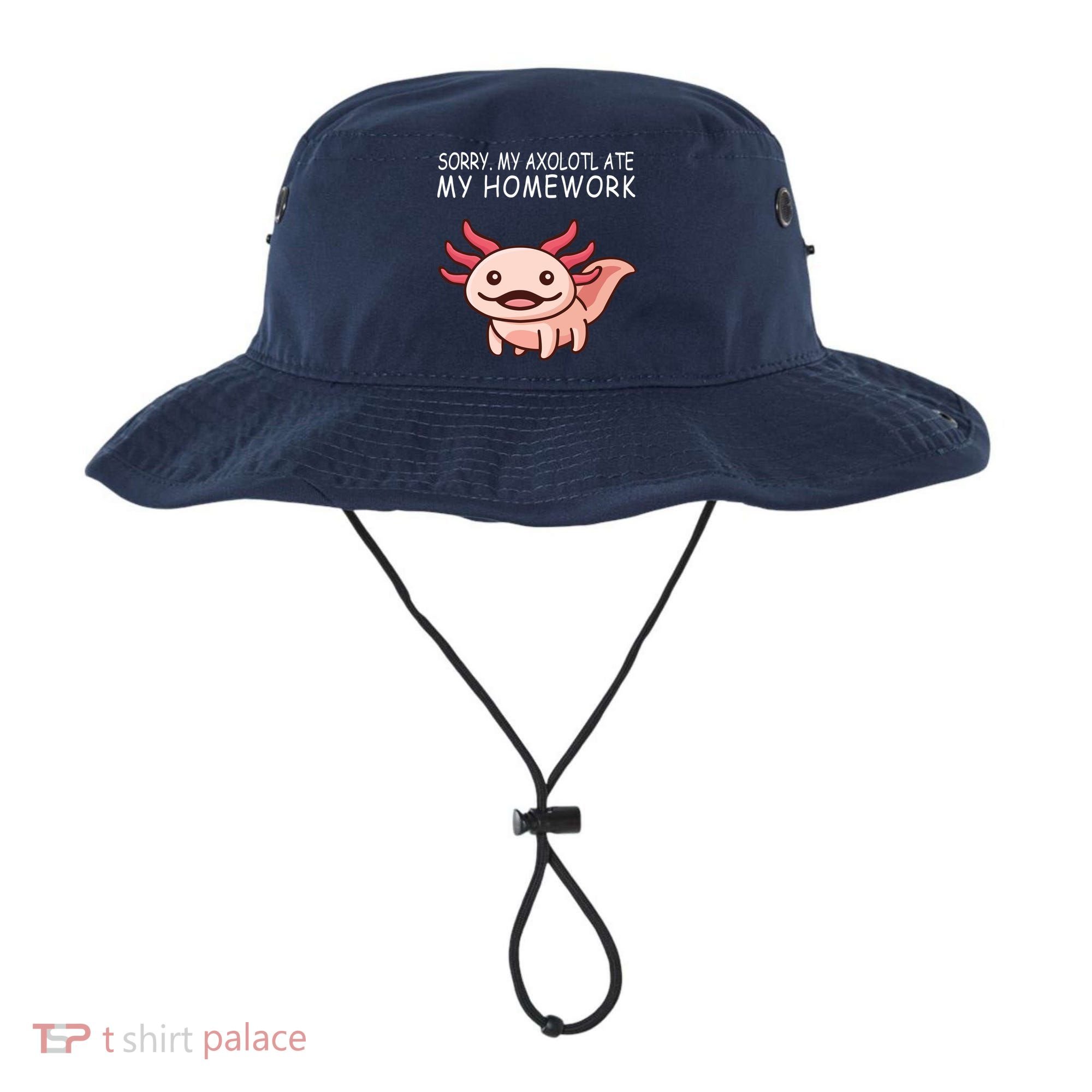School Axolotl My Axolotl Ate My Homework Cute Axolotl Bucket Hat