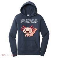 School Axolotl My Axolotl Ate My Homework Cute Axolotl Women's Hoodie thumb 0