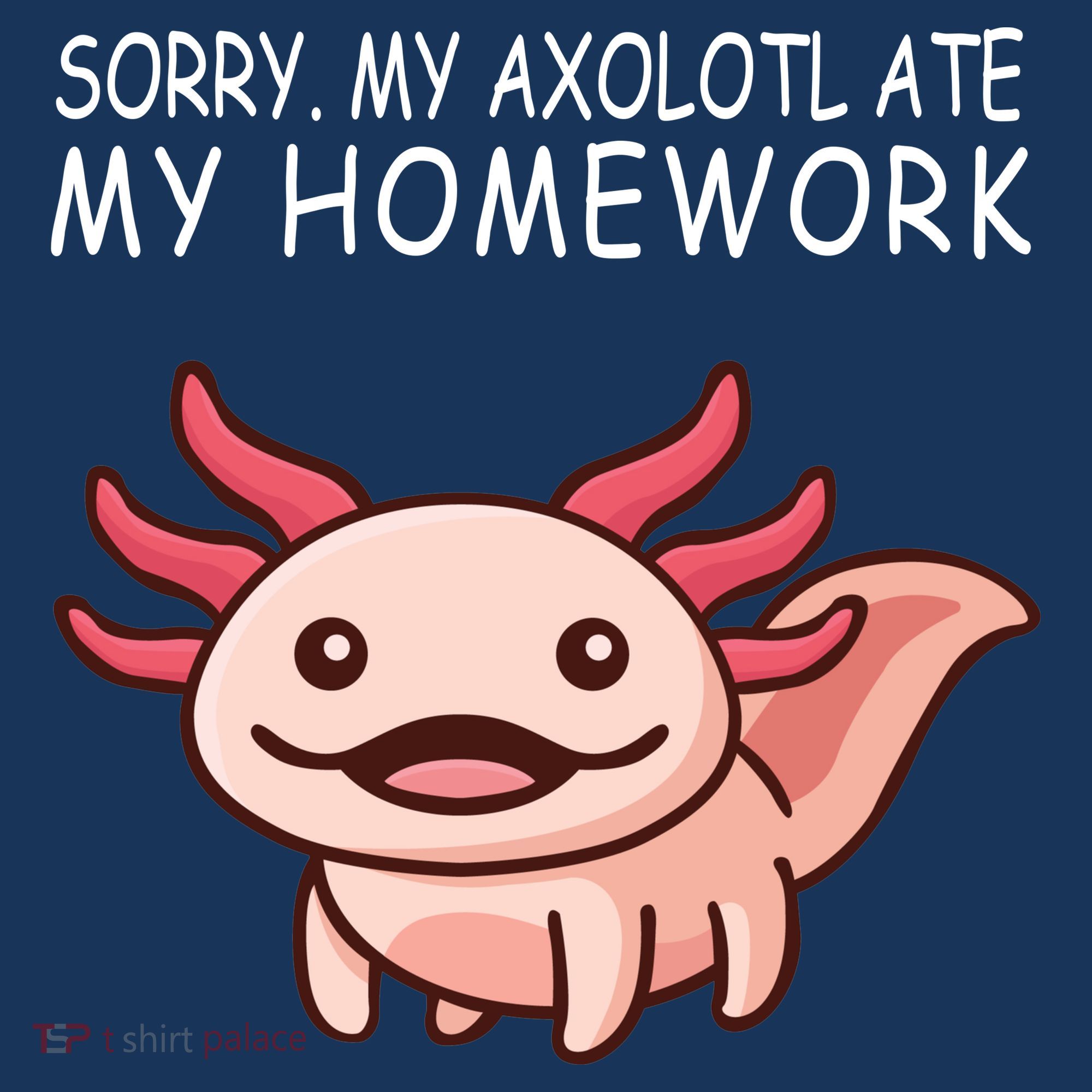 School Axolotl My Axolotl Ate My Homework Cute Axolotl Women's Hoodie